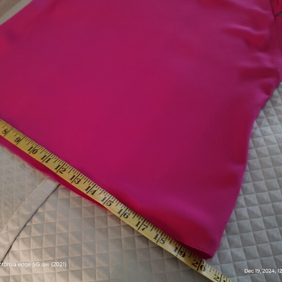 ANTONIO MELANI SILK FLUTTER SLEEVE BLOUSE TUCKING DETAIL MAGENTA PINK SZ S - Picture 8 of 10